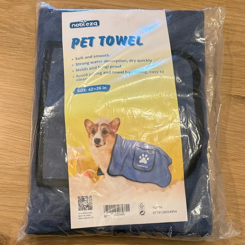Blue Pet Towel for Dogs